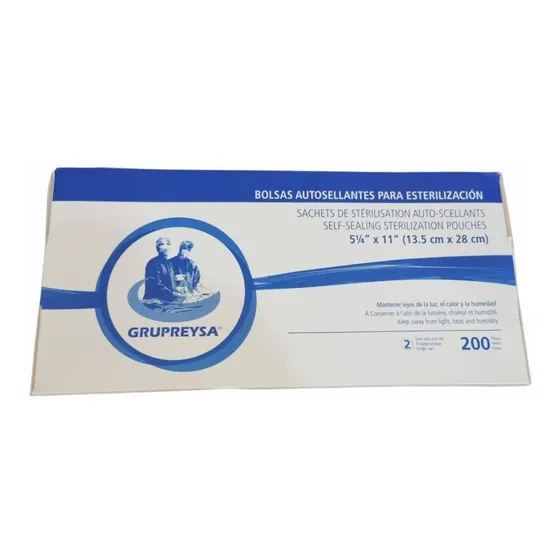Grupreysa Bolsas Autosellantes Esterilización 13.5x28cm