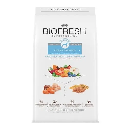 Biofresh Alimento Super Premium Castrados Razas Medias 10.1kg