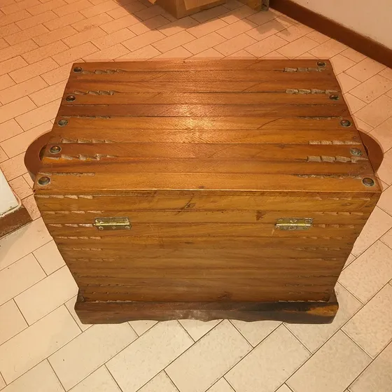 Cofre De Madera De Samán, Original De Magdaleno, Nuevo 