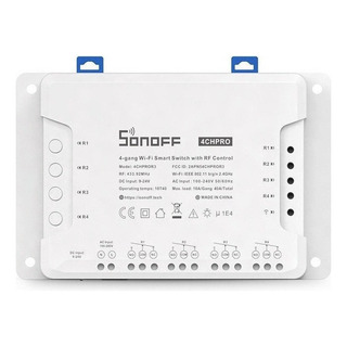 Interruptor Inteligente Sonoff 4ch Pro R3 Rf433 Wifi Interruptor Inteligente Sonoff 4ch Pro R3 Rf433 Wifi