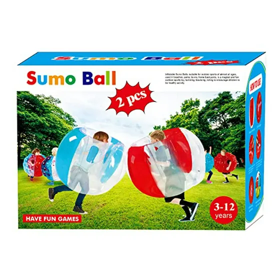 Pack De 2 Pelotas De Sumo Para Niños Bumper Balls Inflables 