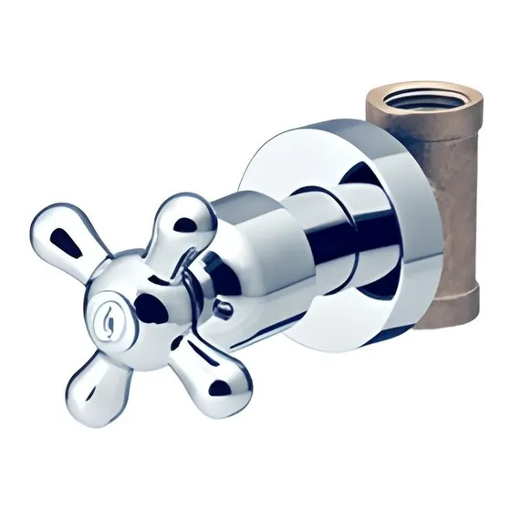 Griferia Llave Ducha Individual Cross Fundicion Pacifico Fp 