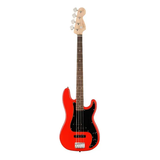 Bajo Eléctrico Squier By Fender Precision Affinity En Cuot Orientación De La Mano Diestro Cantidad De Cuerdas 4 Color Racing Red