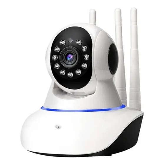 Cámara Ip Inalámbrica Wi-fi De 3 Antenas  1080p Full Hd
