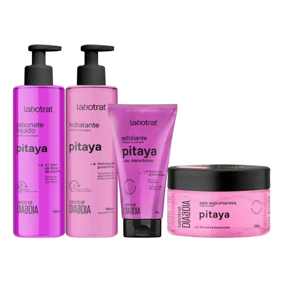 Kit Banho Dia A Dia Pitaya C/ 4 Maravilhoso Produto Labotrat