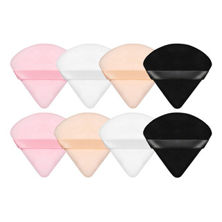 Borla Puff Esponja Maquillaje Polvo Triangular Kit 8pz Borla Puff Esponja Maquillaje Polvo Triangular Kit 8pz