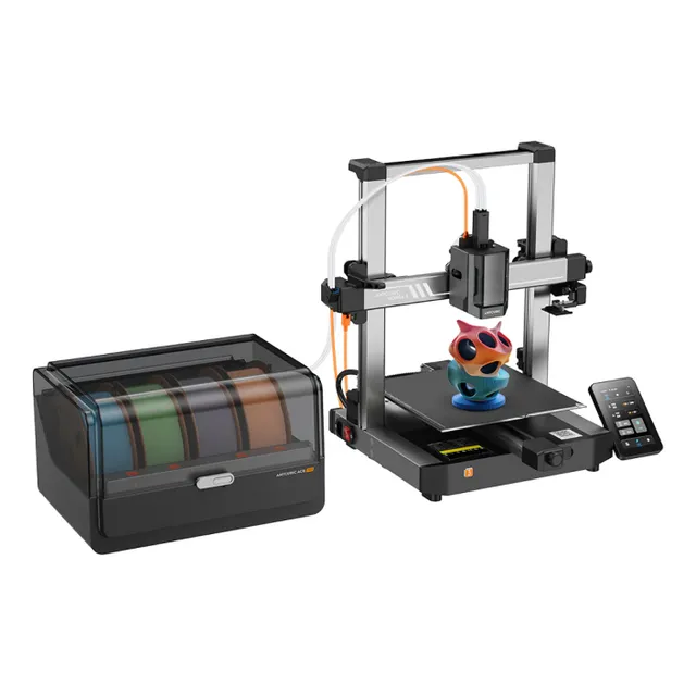 Impresora 3d Anycubic Kobra 3 Combo 600 Mm/s Color Negro