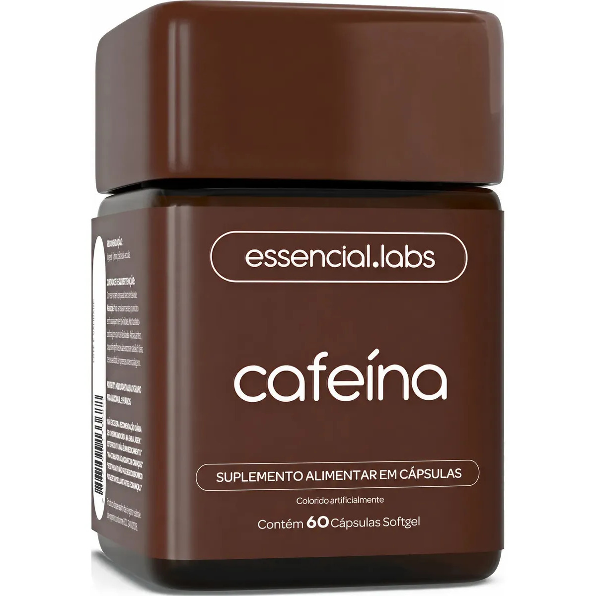 CAFEÍNA 100% PURA 200mg por Cápsula - 60 Cápsulas