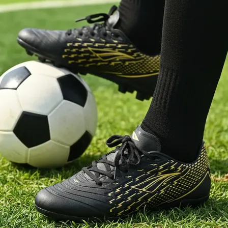 Chuteira Campo Bravo Y-3 Penalty Infantil E Adulto Preto-dourado 30 Br