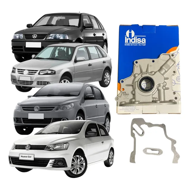 Bomba Oleo Vw Gol At Power 1.0 8/16v 1997 Em Diante Indisa