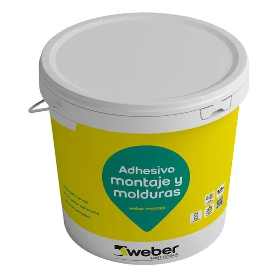 Adhesivo Montaje Weber Gl-3.8 Lt