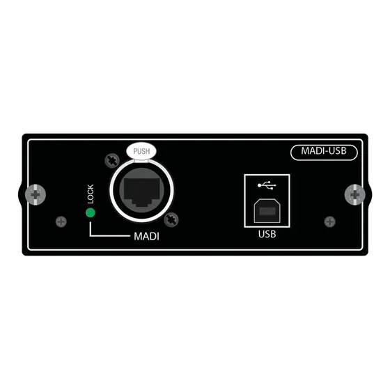 Card Digital Si Series Soundcraft Madi Usb Combo 5046678.v