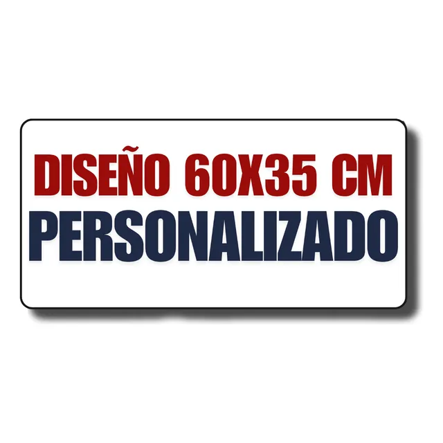 Mouse Pad Gamer De 60x35 Cm Personalizado Envianos Tu Imagen