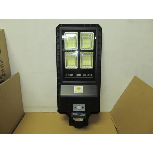 Lampara De Carga Solar 90w ... (ilumina Toda La Noche)