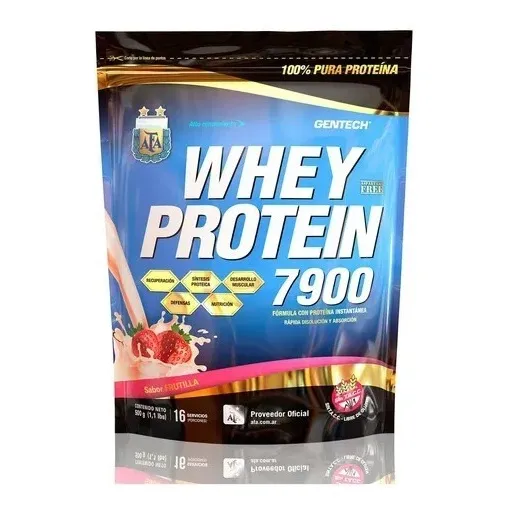 Whey Proteina 7900 Afa 1 Kg Gentech Proteína Sin Tacc