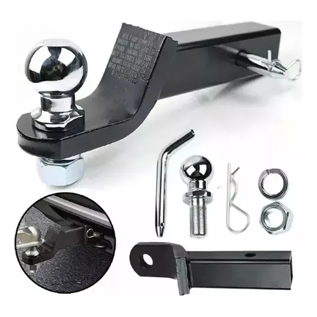 Remolque Kit 2 Pcs 2 Pulgadas Brazo Y Bola Carro De Arrastre