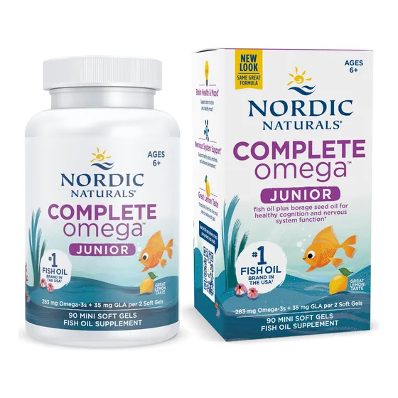 Suplemento Nordic Naturals Complete Omega Jr. 90 Geles Bland