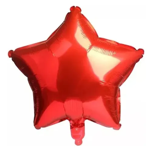 Pack 10 Globos De Estrellas Grandes 45cm Metalizadas Deco