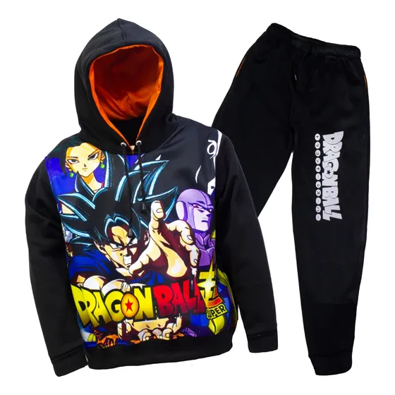 Conjunto Deportivo De Dragon Ball Negro