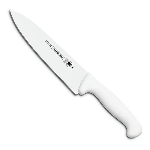 Cuchillo Para Carne De Chef 8 Profesional Tramontina Color Blanco