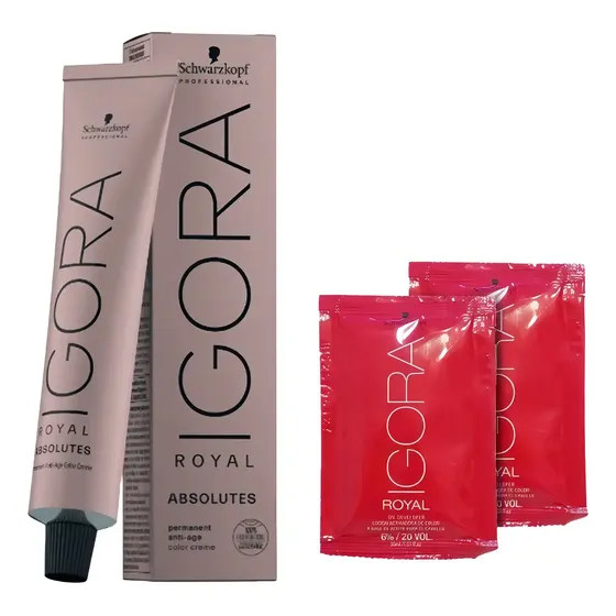 Tinte Igora Royal Schwarzkopf Sin Peróxido Tono 8.140