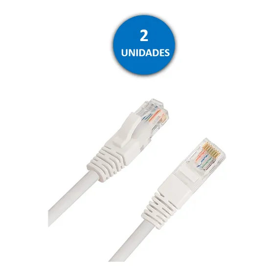 Cable Patch Cord Cat6 6 100% Cobre 1 Metro Alta Calidad 1m