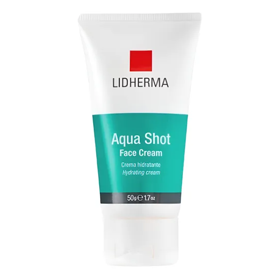 Aquashot Lidherma Crema Facial Super Hidratante Antiarrugas