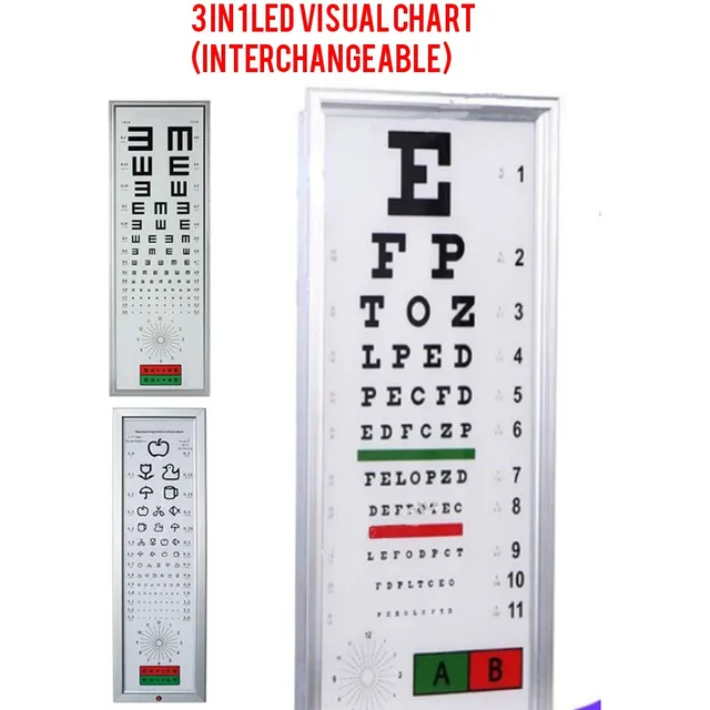 Optotipo Led Visual Oftalm