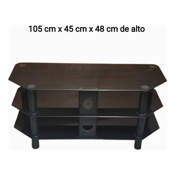 Mesa De Vidrio Para Centro De Sala, Tv O Decorativa Max 50kg