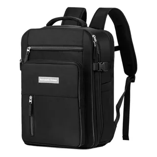 Mochila Viagem Executiva Grande Notebook Preto Mochila Viagem Executiva Grande Notebook Preto