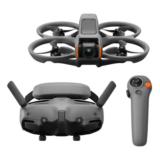 Drone DJI Avata 2 Fpv Fly More Combo 1x Bateria Cor Cinza