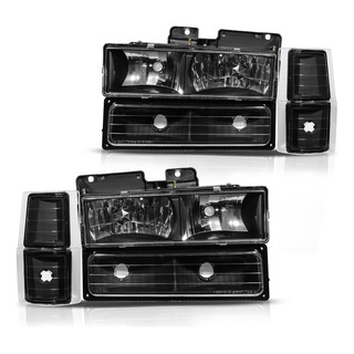 Conjunto De Faros Delanteros Devo Compatible Con Chevy C/k S Conjunto De Faros Delanteros Devo Compatible Con Chevy C/k S