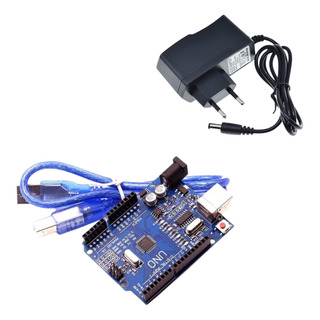 Placa Compatível Com Arduino Uno R3 Atmega328 Smd com fonte Placa Compatível Com Arduino Uno R3 Atmega328 Smd com fonte