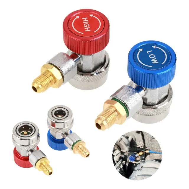 Adaptador Acoples Rápido Aire Acondicionado Automotriz R134a