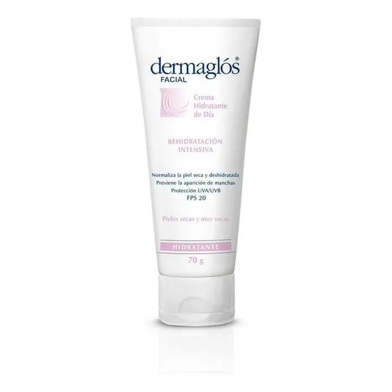 Crema Dermaglos Hidrata Prolongado Dia Fps20 Piel Seca 70 Ml