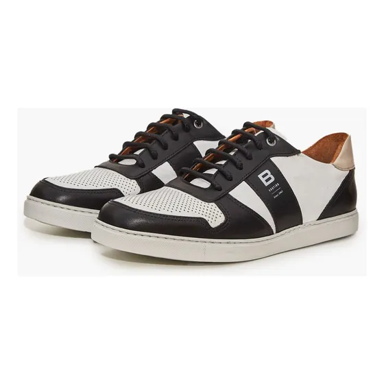 Zapatilla Urbana De Cuero Negro Texel Hombre Boating