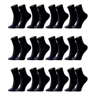 Kit 12 Pares Meia Masculina Cano Longo Sport Casual AlgodĂŁo Kit 12 Pares Meia Masculina Cano Longo Sport Casual AlgodĂŁo