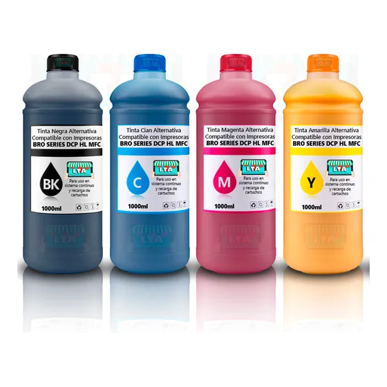 Pack 4 Litros Tinta Alternativa Compatible Para Dcp-t510w