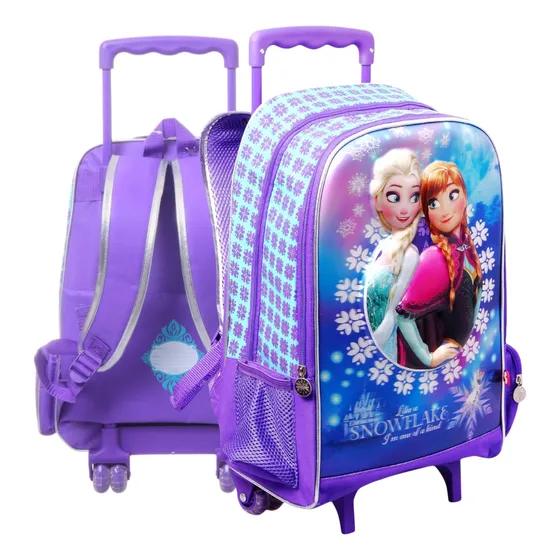Bolso / Morral Con Ruedas Frozen Disney Capi