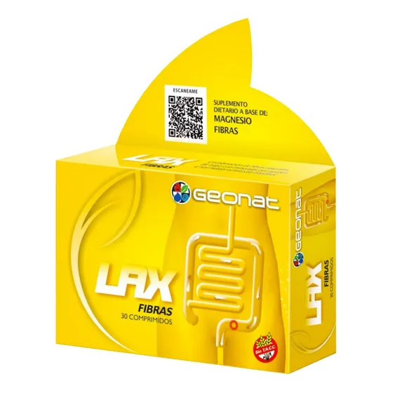 Geonat Lax Fibras 30comp Laxante Natural Transito Intestinal