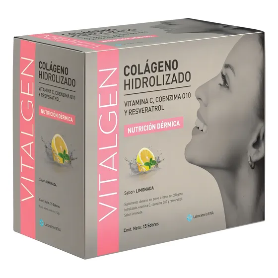 Suplemento en polvo ENA Sport Proteínas sabor limonada x 12g
