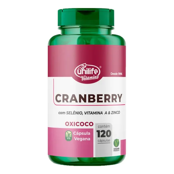 Cranberry Oxicoco 120 Cápsulas - Unilife