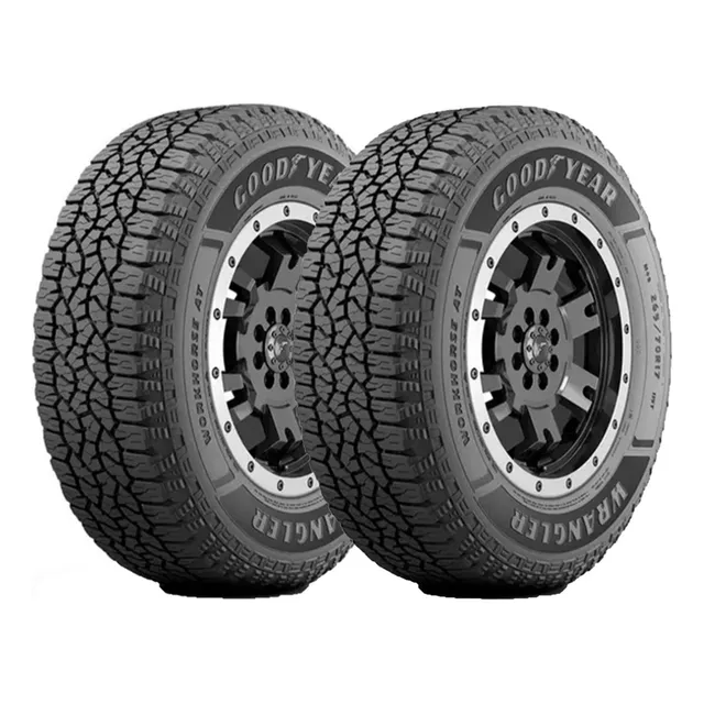 Set 2 Neumaticos Goodyear 215/80 R16 Wrangler At 107s Xl