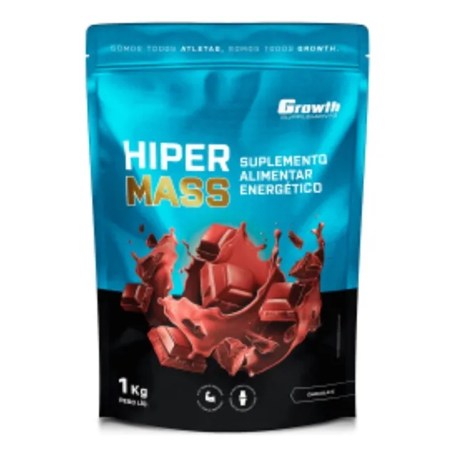Hiper Mass 1kg Sabor Chocolate - Growth Supplements