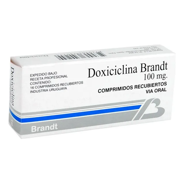 Doxiciclina Brandt® 100mg X 16 Comprimidos