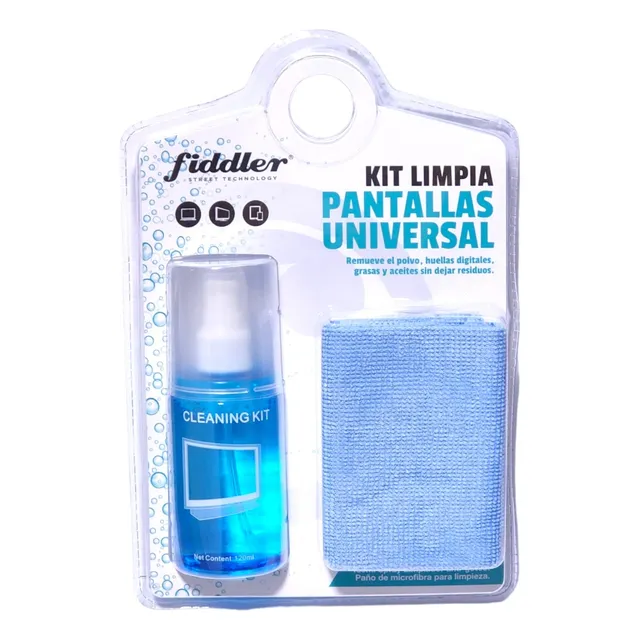 Kit De Limpieza Fiddler Universal Pantallas Led/ Tecnocenter