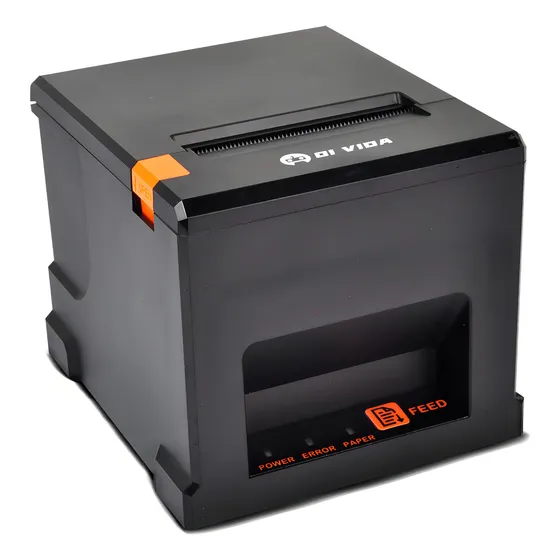 Impressora 80mm De Cupom Com Guilhotina Usb Qr Code Cor Preto