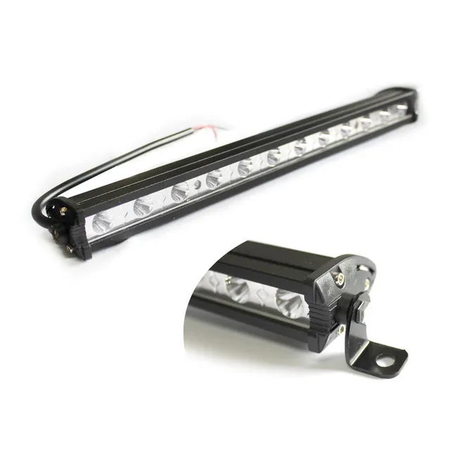Barra Led 34cm 12 Led 12-24v 36wats Universal Luz Blanca