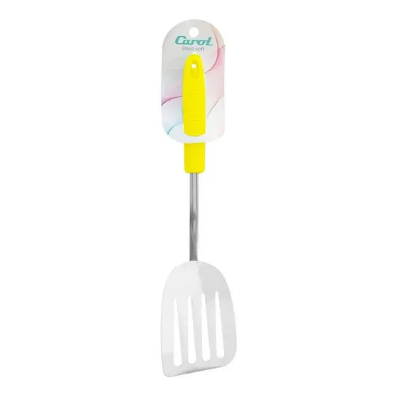 Espatula De Acero Inoxidable C/mango Plástico Carol 