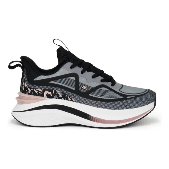 Zapatillas Running De Mujer Kaida Kd24i4-5965f Gris